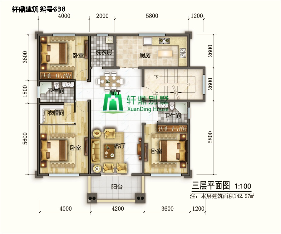 經(jīng)典四層自建別墅設計圖7.jpg 經(jīng)典四層自建別墅設計圖7.jpg