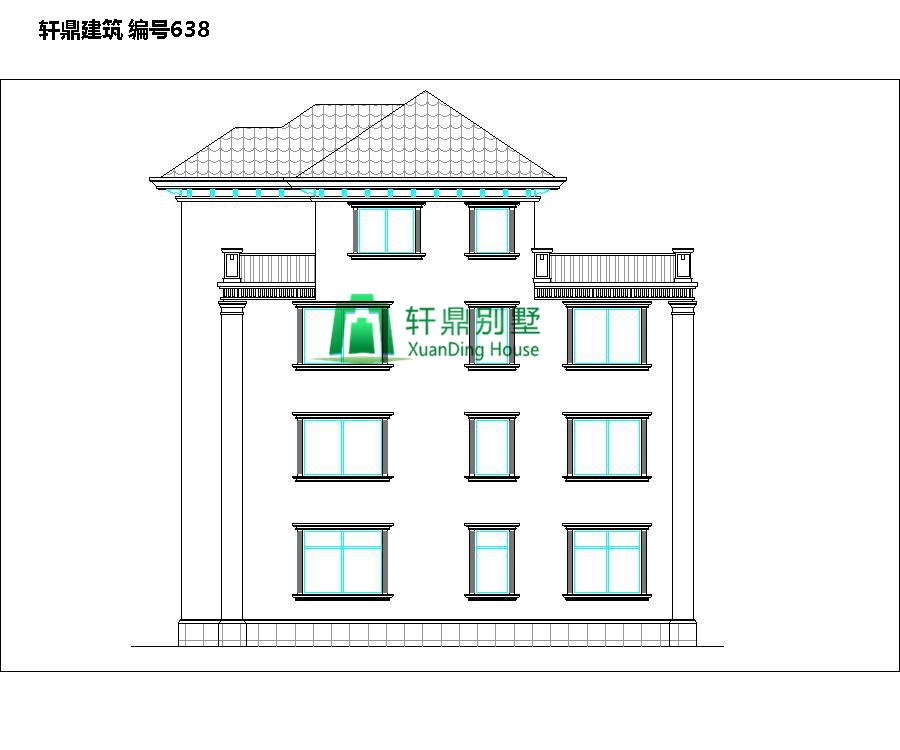 經(jīng)典四層自建別墅設計圖2.jpg 經(jīng)典四層自建別墅設計圖2.jpg