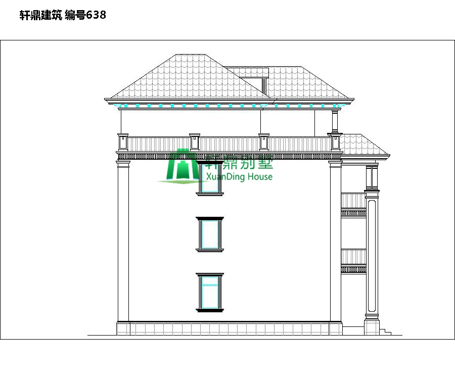 經(jīng)典四層自建別墅設計圖3.jpg 經(jīng)典四層自建別墅設計圖3.jpg